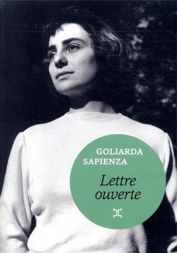 Couverture du livre « Lettre ouverte » de Goliarda Sapienza aux éditions Le Tripode