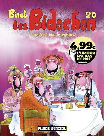 Couverture du livre « Les Bidochon Tome 20 : les Bidochon n'arrêtent pas le progrès » de Christian Binet aux éditions Fluide Glacial