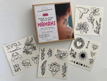 Couverture du livre « Kit tatoo pour la plus belle des mamans » de Ines Carratie aux éditions Marabout