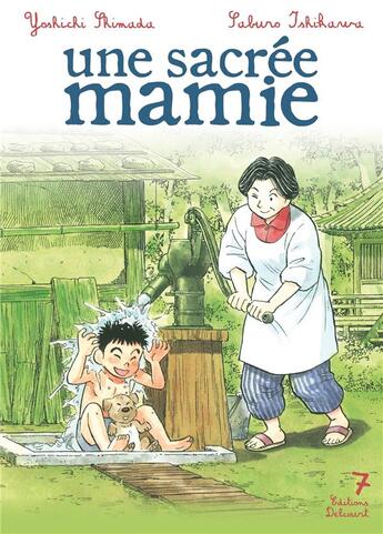 Couverture du livre « Une sacrée mamie Tome 7 » de Yoshichi Shimada et Saburo Ishikawa aux éditions Delcourt