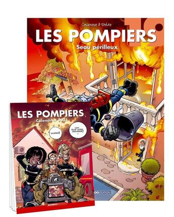 Couverture du livre « Les pompiers t.19 ; seau perilleux » de Christophe Cazenove et Stedo aux éditions Bamboo