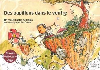 Couverture du livre « Des papillons dans le ventre » de Herjia et Tom Carriere aux éditions Autre Reg'art