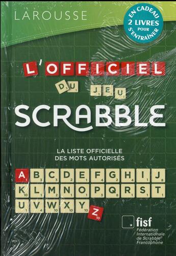 Couverture du livre « Officiel du scrabble ; coffret spécial été » de  aux éditions Larousse