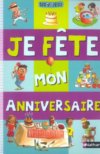 Couverture du livre « Je fête mon anniversaire » de Isabelle Bertrand et Clement Oubrerie aux éditions Nathan