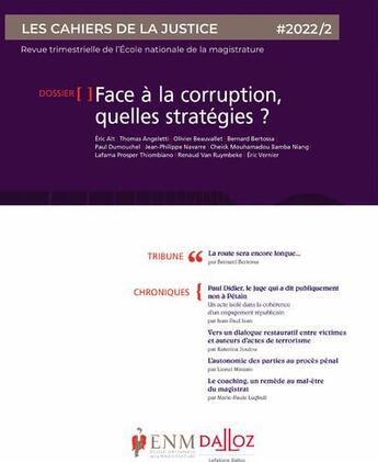 Couverture du livre « Les cahiers de la justice 2/2022. justice et l'europe » de  aux éditions Dalloz