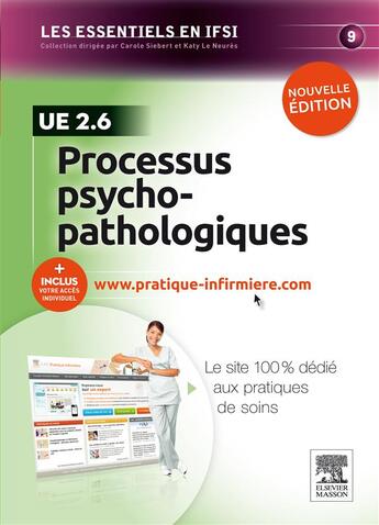 Couverture du livre « Processus psychopathologiques ; U.E 2.6 (2e édition) » de Solange Langenfeld Serranelli aux éditions Elsevier-masson