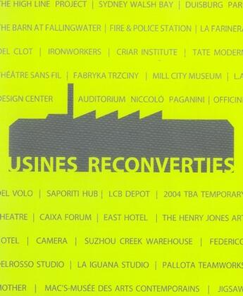 Couverture du livre « Usines reconverties » de  aux éditions L'inedite