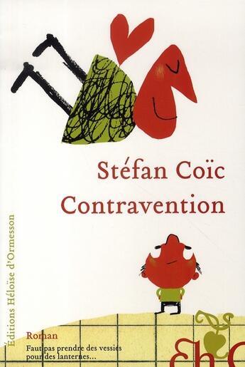 Couverture du livre « Contravention » de Stefan Coic aux éditions Heloise D'ormesson
