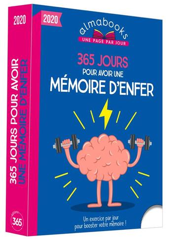 Couverture du livre « Almabook ; 365 jours pour avoir une mémoire d'enfer (édition 2020) » de  aux éditions Editions 365