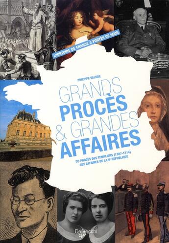 Couverture du livre « Grands procès et grandes affaires » de Valode aux éditions De Vecchi