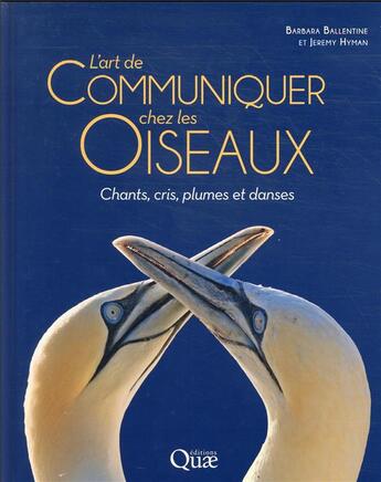 Couverture du livre « L'art de communiquer chez les oiseaux : chants, cris, plumes et danses » de Barbara Ballentine et Jeremy Hyman aux éditions Quae