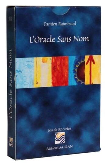Couverture du livre « Oracle sans nom » de Damien Raimbaud aux éditions Safran