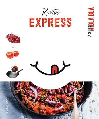 Couverture du livre « Recettes express » de  aux éditions Larousse