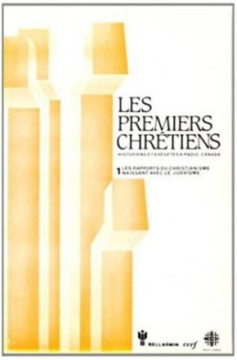 Couverture du livre « Les premiers Chrétiens - tome 1 Les rapports du christianisme naissant avec le judaïsme » de Marguerite Hoppenot aux éditions Cerf