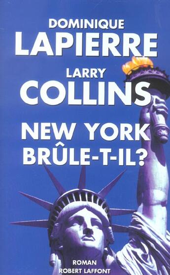 Couverture du livre « New york brule-t-il ? » de Lapierre/Collins aux éditions Robert Laffont