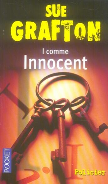 Couverture du livre « I comme innocent » de Sue Grafton aux éditions Pocket