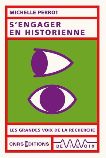 Couverture du livre « S'engager en historienne » de Michelle Perrot aux éditions Cnrs