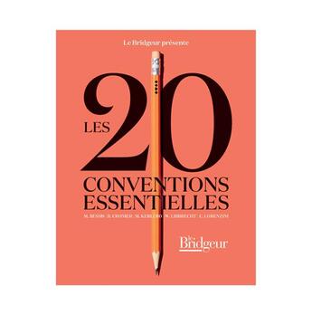 Couverture du livre « Les 20 conventions essentielles » de Benedicte Cronier Mi aux éditions Eps Le Bridgeur