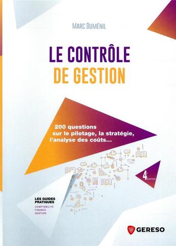 Couverture du livre « Le contrôle de gestion (4e édition) » de Marc Dumenil aux éditions Gereso