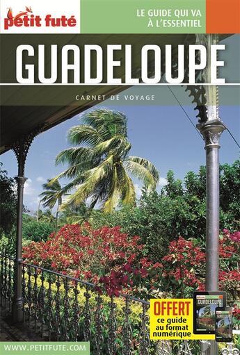 Couverture du livre « GUIDE PETIT FUTE ; CARNETS DE VOYAGE ; Guadeloupe (édition 2015) » de  aux éditions Le Petit Fute