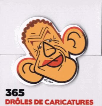 Couverture du livre « Calendrier 365 drôles de caricatures » de  aux éditions Play Bac