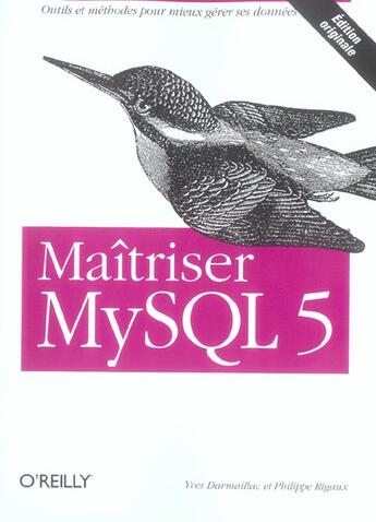 Couverture du livre « O'reilly maitriser mysql 5 » de Darmaillac Rigaux aux éditions Ellipses