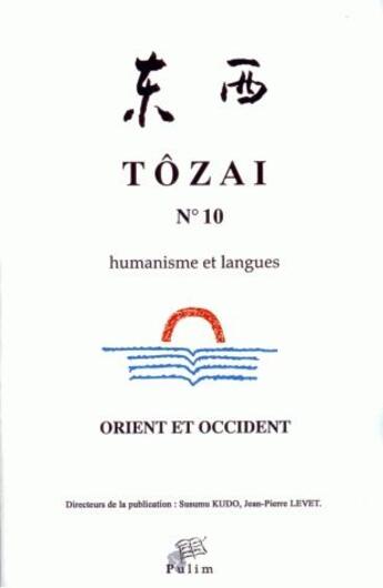 Couverture du livre « Tôzai, n° 10/2011 » de Jean-Pierre Levet aux éditions Pu De Limoges