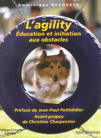 Couverture du livre « L'agility education et initiation aux obstacles » de Desquets aux éditions Bornemann