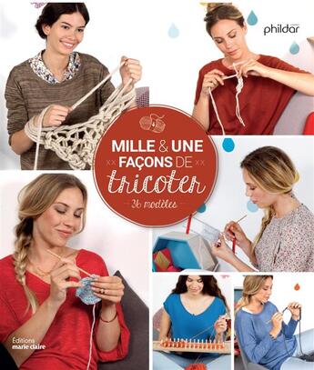 Couverture du livre « Mille & une façons de tricoter ; 36 modèles » de  aux éditions Marie-claire