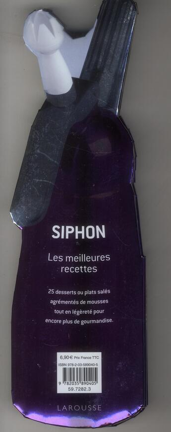 Couverture du livre « Siphon » de  aux éditions Larousse