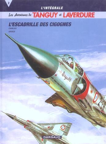 Couverture du livre « Tanguy et Laverdure ; INTEGRALE VOL.2 ; l'escadrille des cigognes » de Jije et Albert Uderzo et Jean-Michel Charlier aux éditions Dargaud