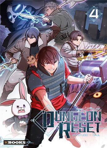 Couverture du livre « Dungeon reset Tome 4 » de Collectif et Daull aux éditions Kbooks