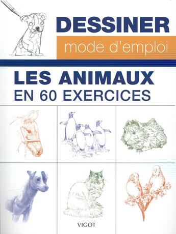 Couverture du livre « Les animaux en 60 exercices » de  aux éditions Vigot