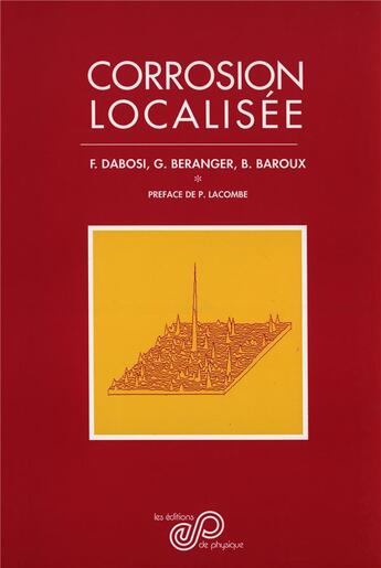 Couverture du livre « Corrosion localisée » de  aux éditions Edp Sciences