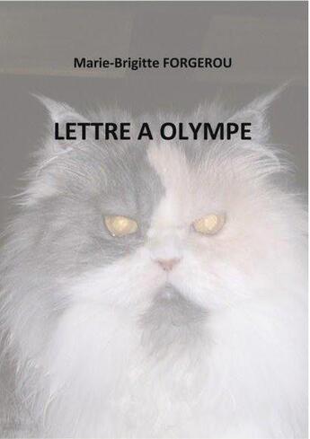 Couverture du livre « Lettre à Olympe » de Marie-Brigitte Forgerou aux éditions Marie-brigitte Forgerou