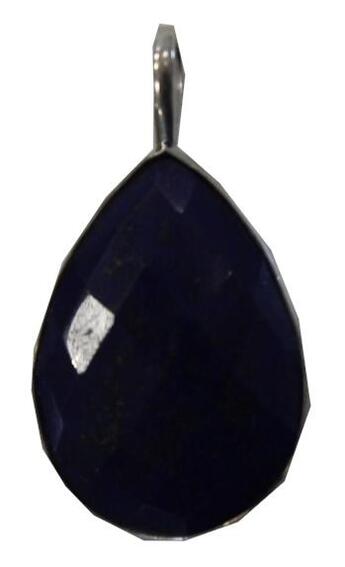 Couverture du livre « Pendentif lapis lazuli ovale facette - pierre 2,5 cm » de  aux éditions Dg-exodif