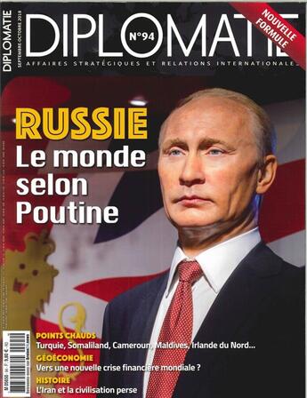 Couverture du livre « Diplomatie n 94 - russie - septembre/octobre 2018 » de  aux éditions Diplomatie