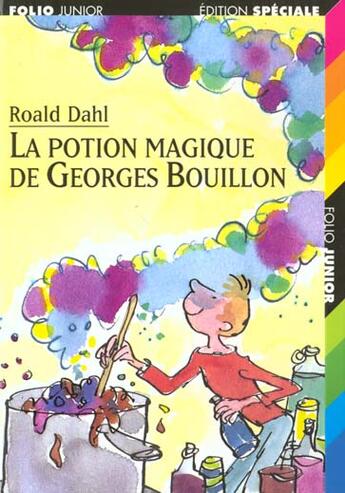 Couverture du livre « La potion magique de georges bouillon » de Roald Dahl aux éditions Gallimard-jeunesse