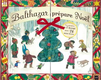 Couverture du livre « Balthazar prépare Noël » de Marie-Helene Place et Caroline Fontaine-Riquier aux éditions Hatier