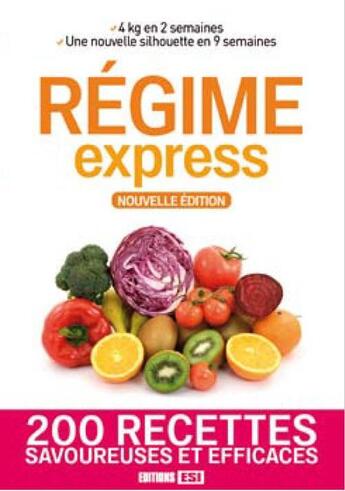 Couverture du livre « Régime express » de  aux éditions Editions Esi