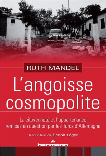 Couverture du livre « L'angoisse cosmopolite » de Ruth Mandel aux éditions Hermann