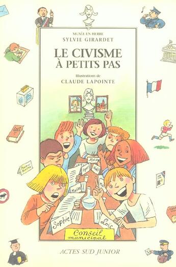 Couverture du livre « Le civisme a petits pas » de Girardet/Lapointe aux éditions Actes Sud