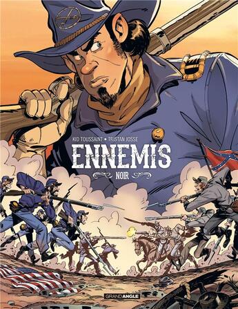 Couverture du livre « Ennemis Tome 1 : noir » de Kid Toussaint et Tristan Josse aux éditions Bamboo