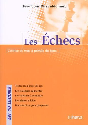 Couverture du livre « Echecs (Les) » de Cheval Donnet Franco aux éditions La Martiniere