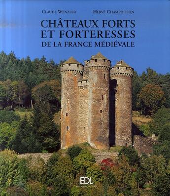 Couverture du livre « Châteaux forts et forteresses ; France médiévale » de Claude Wenzler aux éditions De Lodi