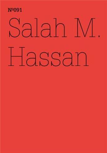 Couverture du livre « Documenta 13 vol 91 salah m. hassan /anglais/allemand » de Hassan aux éditions Hatje Cantz