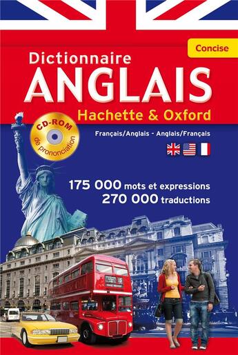 Couverture du livre « Dictionnaire Hachette & Oxford concise ; anglais » de  aux éditions Hachette Education