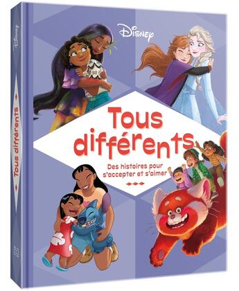 Couverture du livre « Tous différents : Des histoires pour s'accepter et s'aimer » de Disney aux éditions Disney Hachette