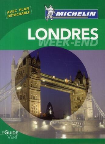 Couverture du livre « Le guide vert week-end ; Londres » de Collectif Michelin aux éditions Michelin