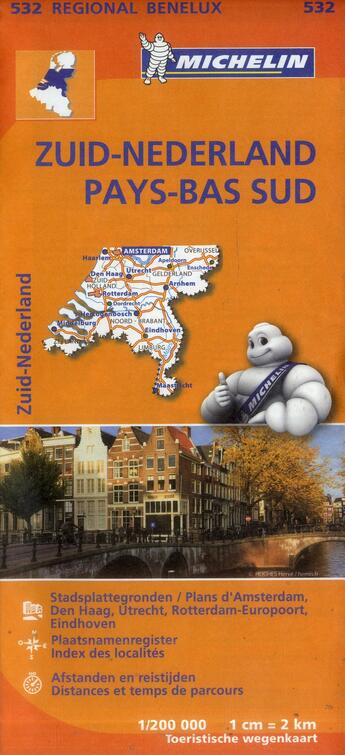 Couverture du livre « Zuid-nederland / pays-bas sud » de Collectif Michelin aux éditions Michelin